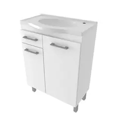 TECNOMOBILI - Mueble De Baño BN3649.0100 Blanco 60x84.3x35 cm