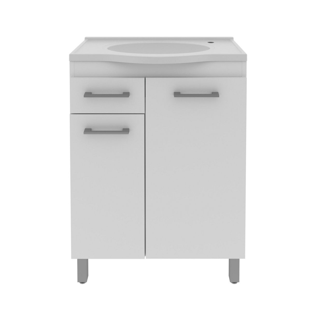 Mueble De Baño BN3649.0100 Blanco 60x84.3x35 cm, marca TECNOMOBILI - Foto 2