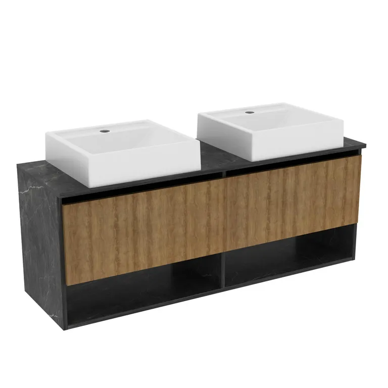 Mueble De Baño BN3685.0100 Almendra/ Mármol lunar 120x46.5x38.4 cm