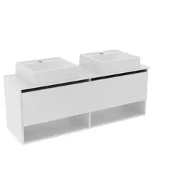 TECNOMOBILI - Mueble De Baño BN3685.0102 Blanco 120x46.5x38.4 cm