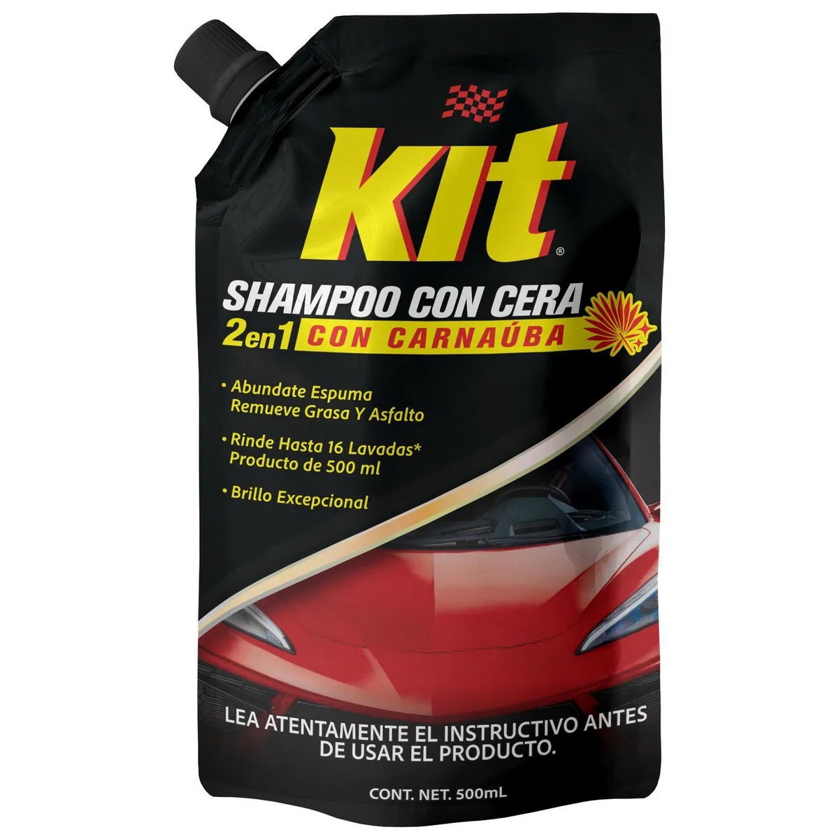 CASTROL - Shampoo + Cera Carnauba Doypack 500 ml