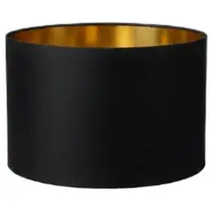 CONCEPT - Pantalla tela negro 40x25 Interior dorado