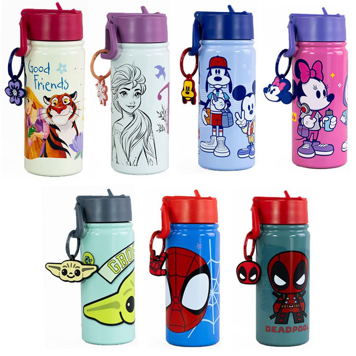 DISNEY - Botella Acero inoxidable 500 ml Colores Surtidos