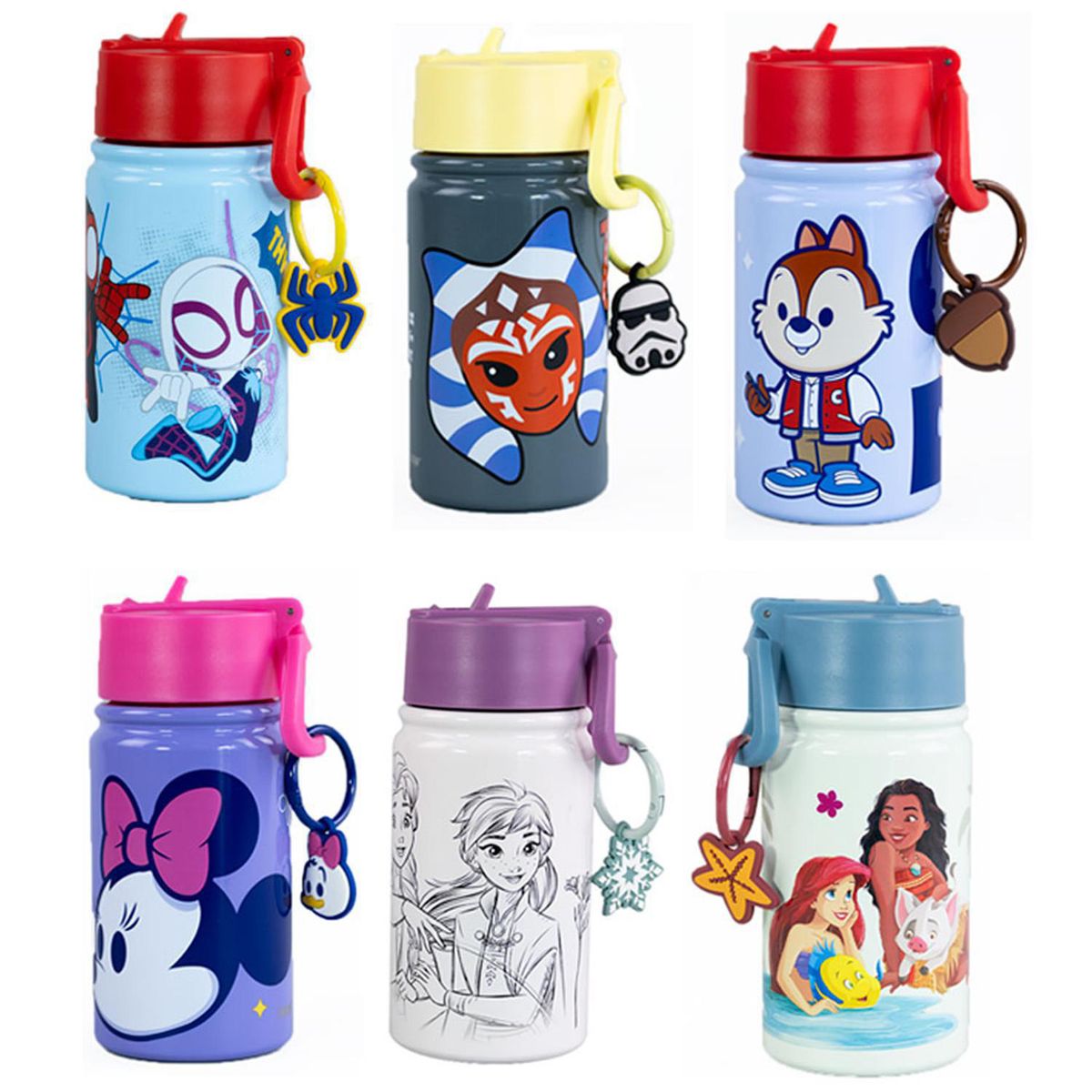 DISNEY - Botella Acero inoxidable 350 ml Colores Surtidos