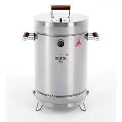 INGRILL - Barril ahumador asador Acero Inoxidable