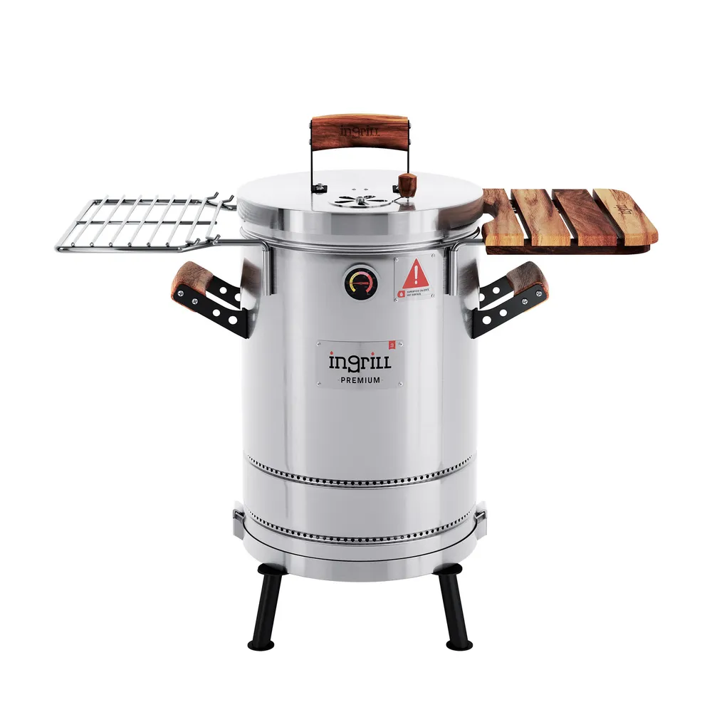 Ingrill Ahumador Premium Pequeño Plateado, foto 6