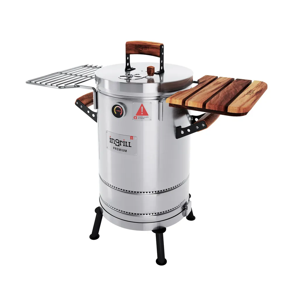 Ingrill Ahumador Premium Pequeño Plateado, foto 7