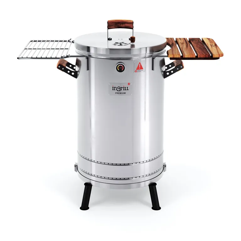 Barril Ahumador Asador Premium Grande Acero Inoxidable