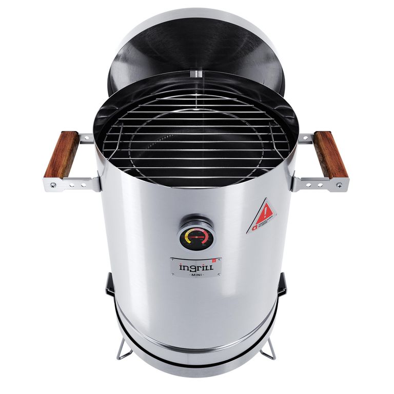 Barril Ahumador Asador Basik Mini Acero Inoxidable