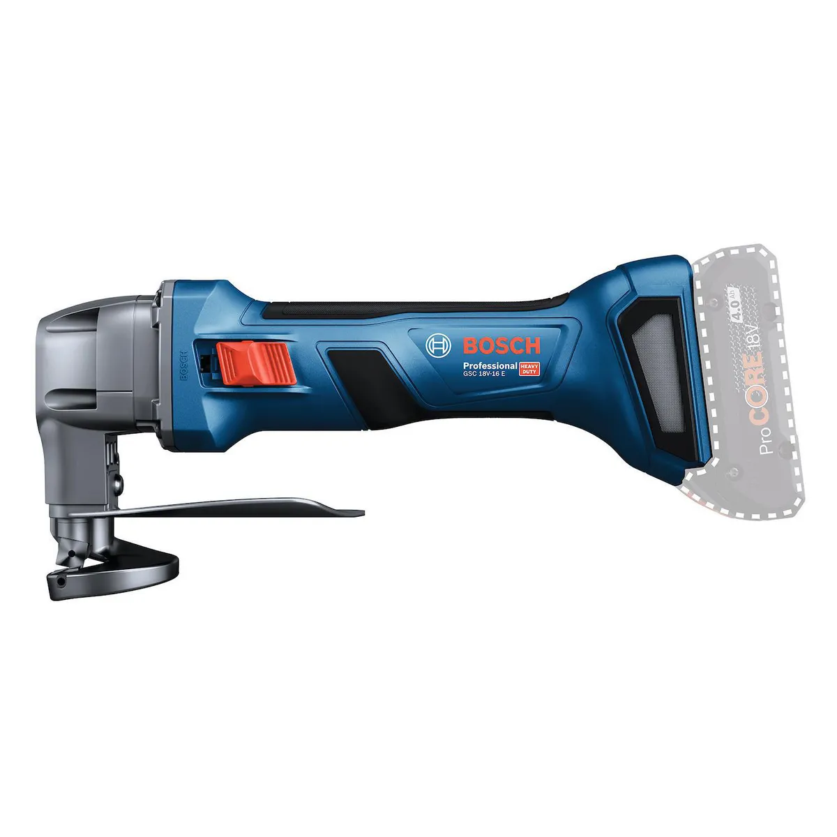 BOSCH - Cizalla inalámbrica chapas 18V