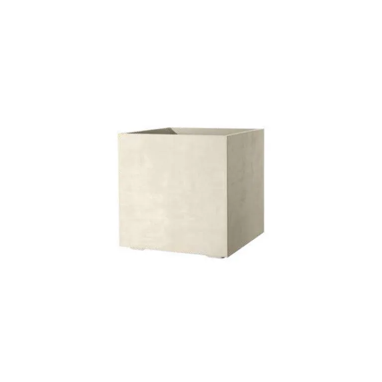 Maceta de Plástico 25x25 cm Crema