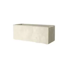 DEROMA - Jardinera de Plástico 40x40 cm Crema