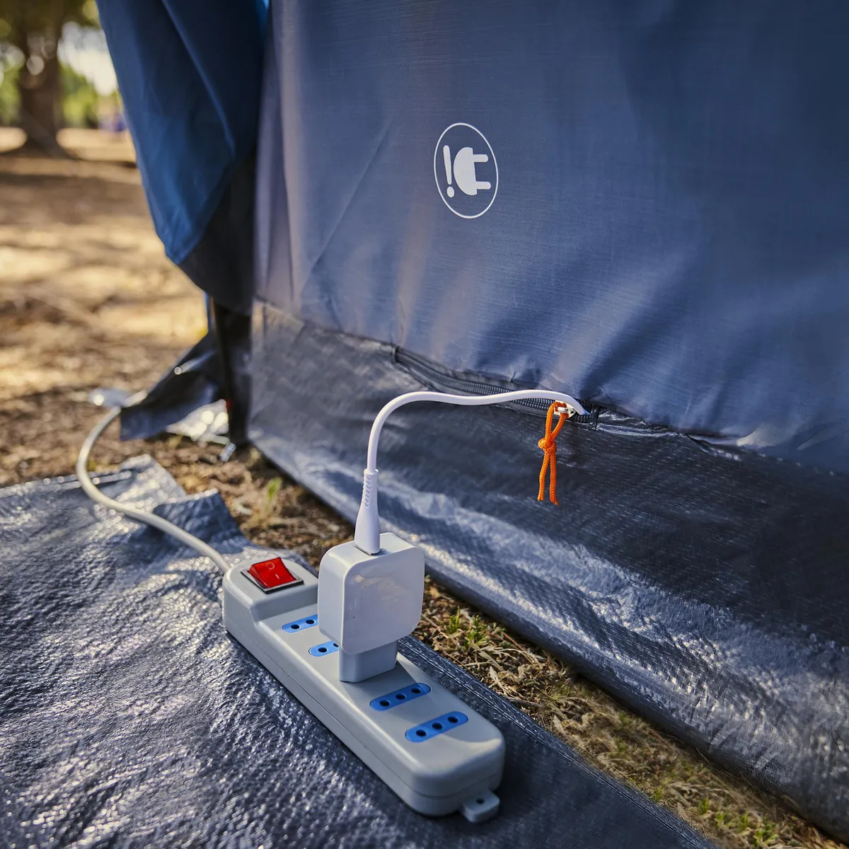 KLIMBER - Carpa Camping Maurice 8 Personas Azul