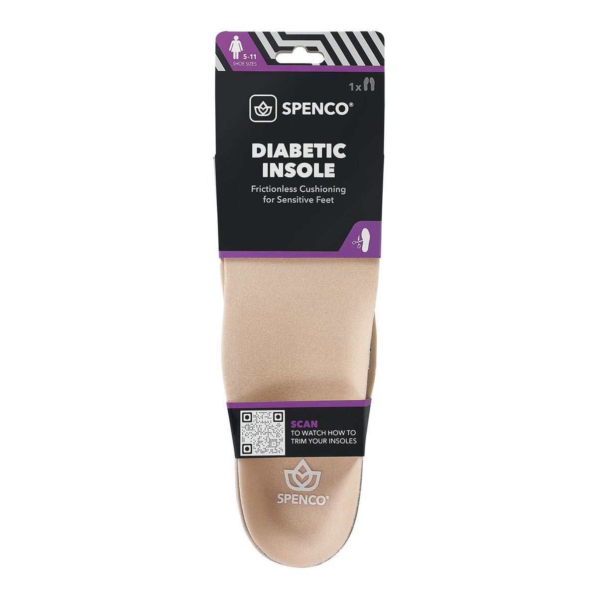 GENERICO - Plantilla Diabetes Spenco Mujer 5-11