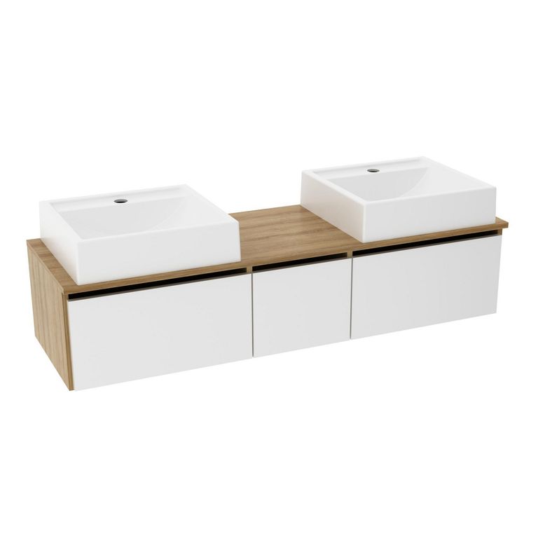 Mueble Baño Blanco 120x26.5x38.4 cm