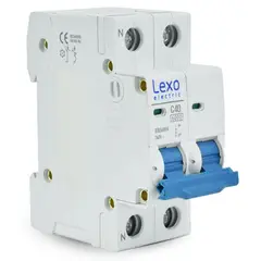 LEXO - Interruptor Automatico 1P+N 40A Curva C 6Ka