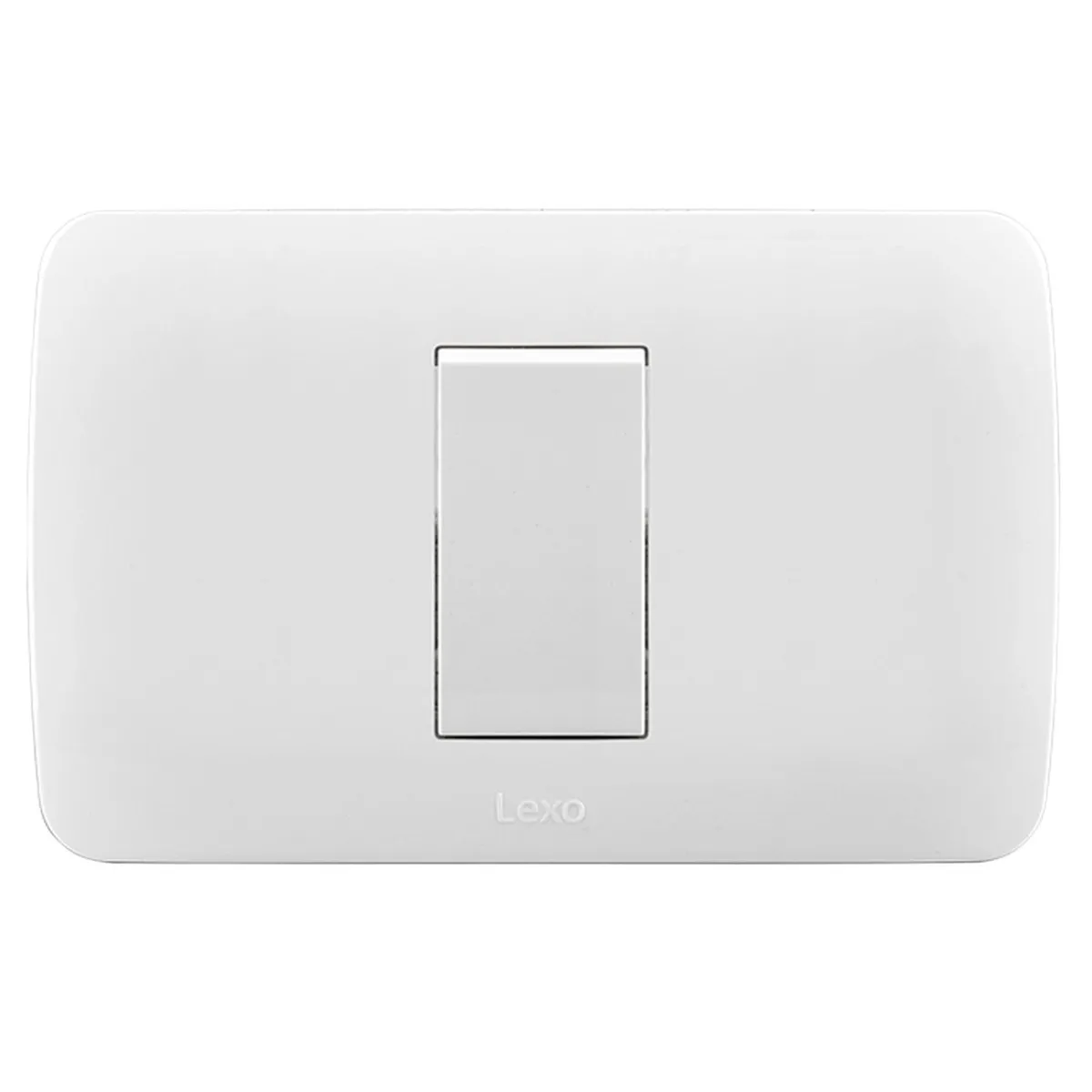 Interruptor Simple 9/12 10A 250V Blanco Armado, marca LEXO - Foto Principal