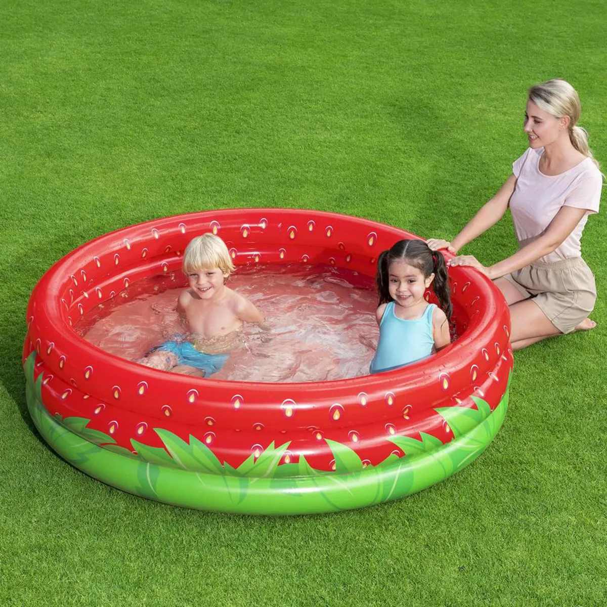 BESTWAY - Piscina Inflable Inflable Infantil 168x168x38 cm 508 Litros 51145