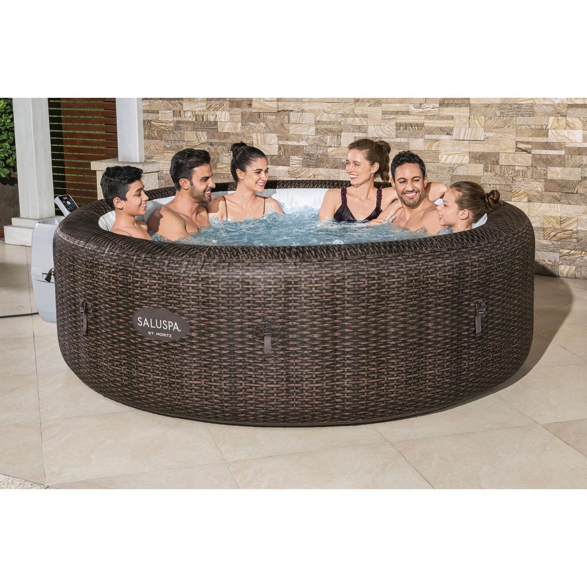 BESTWAY - Spa Inflable Inflable 216x216x71 cm 1190 Litros 60280