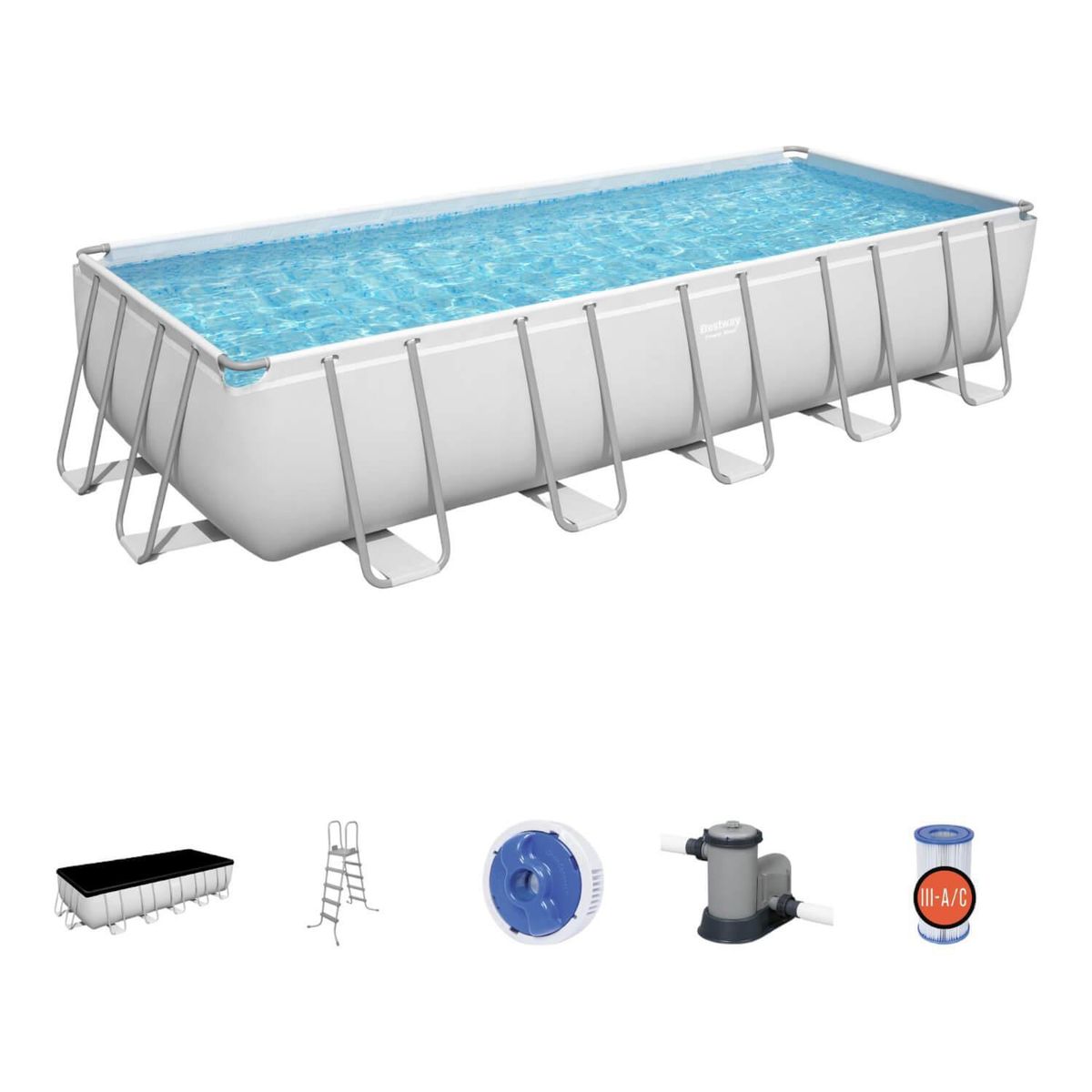 BESTWAY - Piscina Estructural Estructural 640x274x132 cm 19281 Litros 5611Z