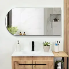TUHOME - Espejo Pared Forma Rectangular 90x45 cm Otro Patricio