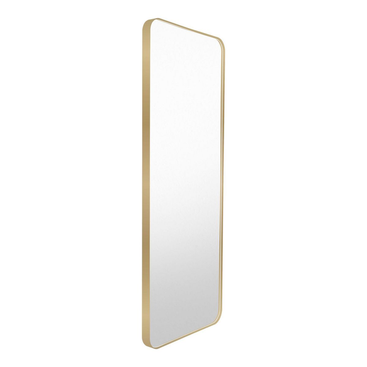 TUHOME - Espejo Pared Forma Rectangular 45x120 cm Dorado Sussy