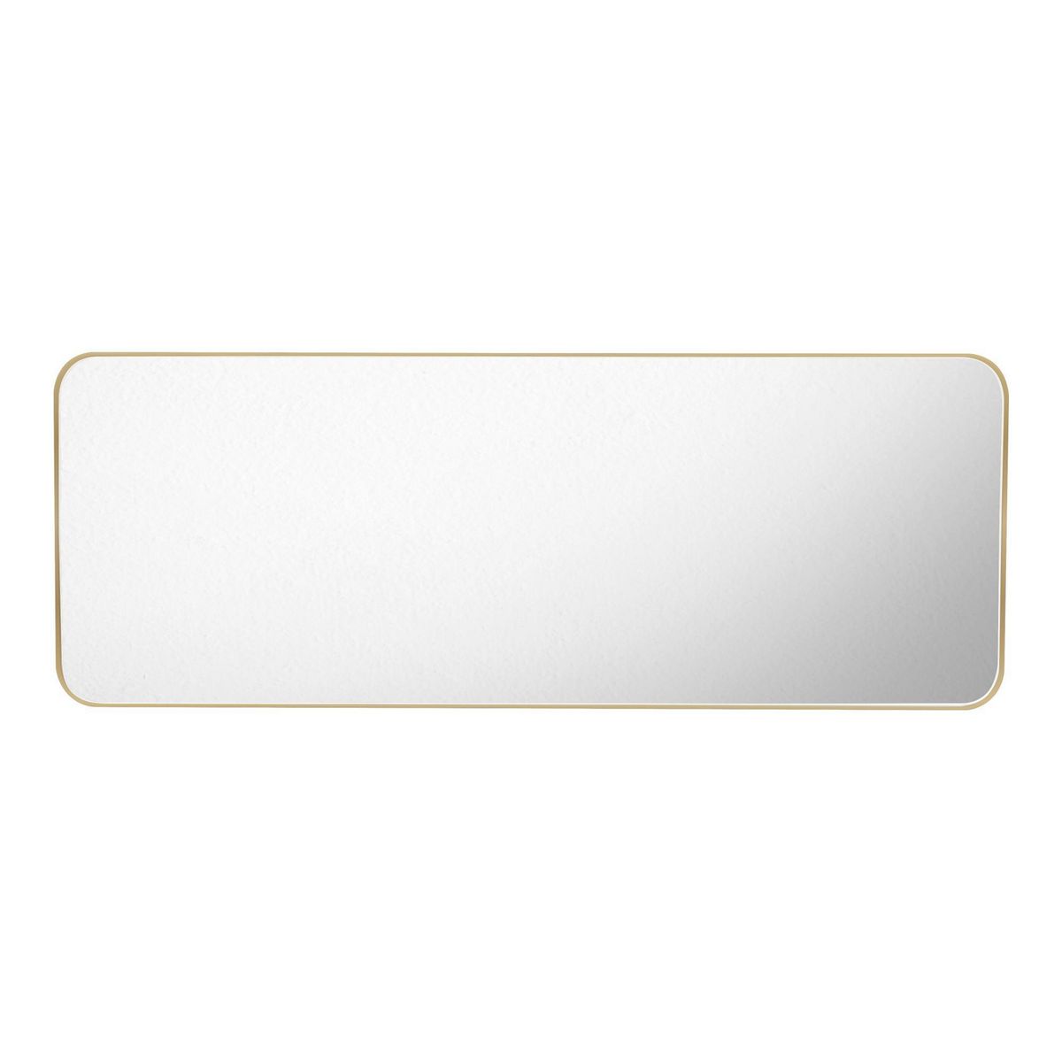 TUHOME - Espejo Pared Forma Rectangular 120x45 cm Dorado Loky