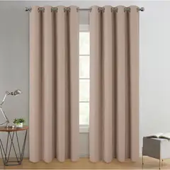 ILLUSIONS - Set de Cortinas Blackout 140x220 cm Moka