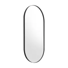 TUHOME - Espejo Pared Forma Rectangular 50x100 cm Negro Gate