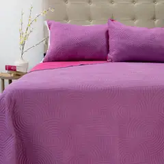 DORAL - Quilt 2 plazas Bicolor