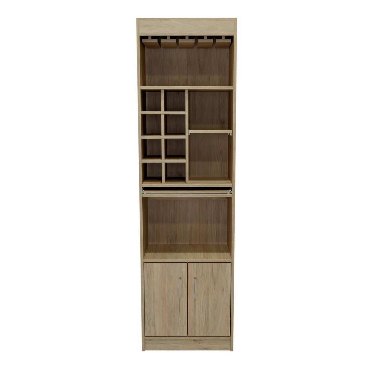 TUHOME - Bar alto 51.2x180.6x31.7 cm Rovere