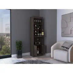 TUHOME - Bar alto 51.2x180.6x31.7 cm Coñac