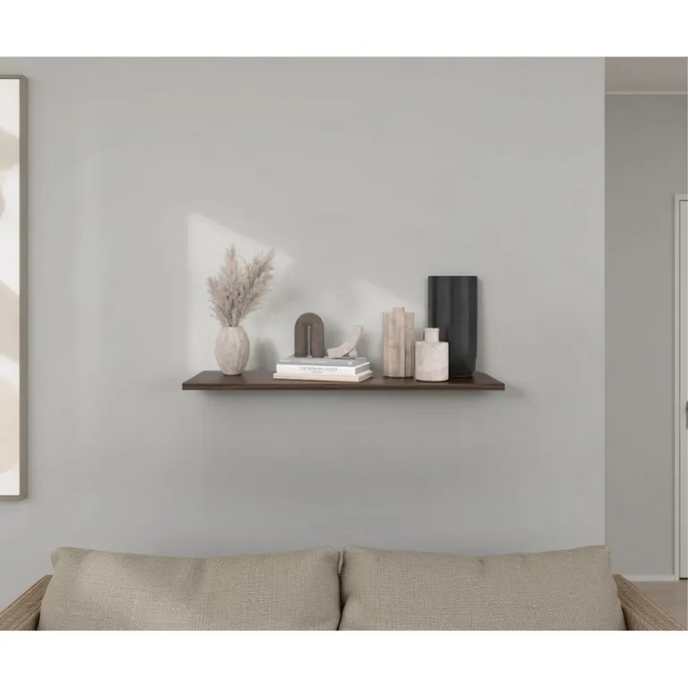 TUHOME Repisa Flotante Melamina 1 Nivel(es) 80x15x30 cm Milan