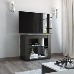 TUHOME - Rack TV 40 " Maori Wengue 90x75x45 cm