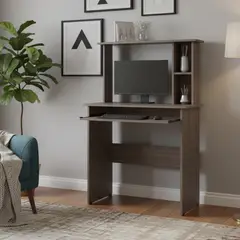 TUHOME - Escritorio Dolan Avellana 80x124.7x42 cm