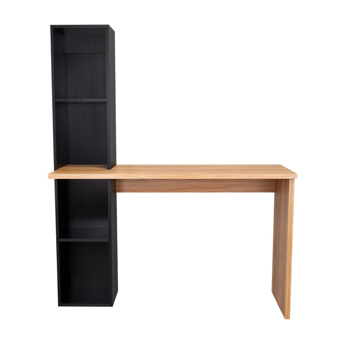 TUHOME - Escritorio Biblioteca Aston Fresno/Wengue 120.3x145.8x45.2 cm