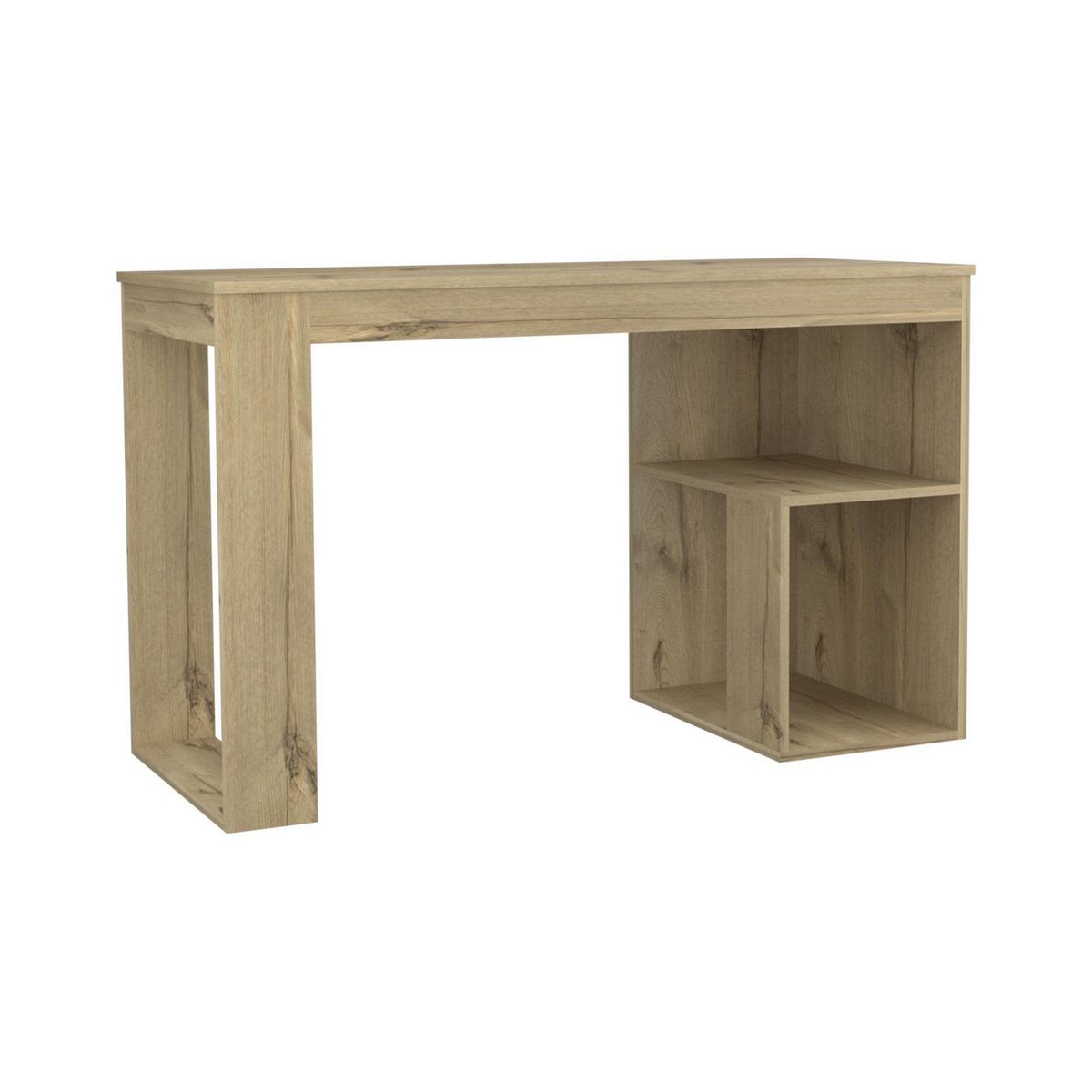 TUHOME - Combo Escritorio + Blibioteca Office Duna/Blanco 173.1x120x50 cm