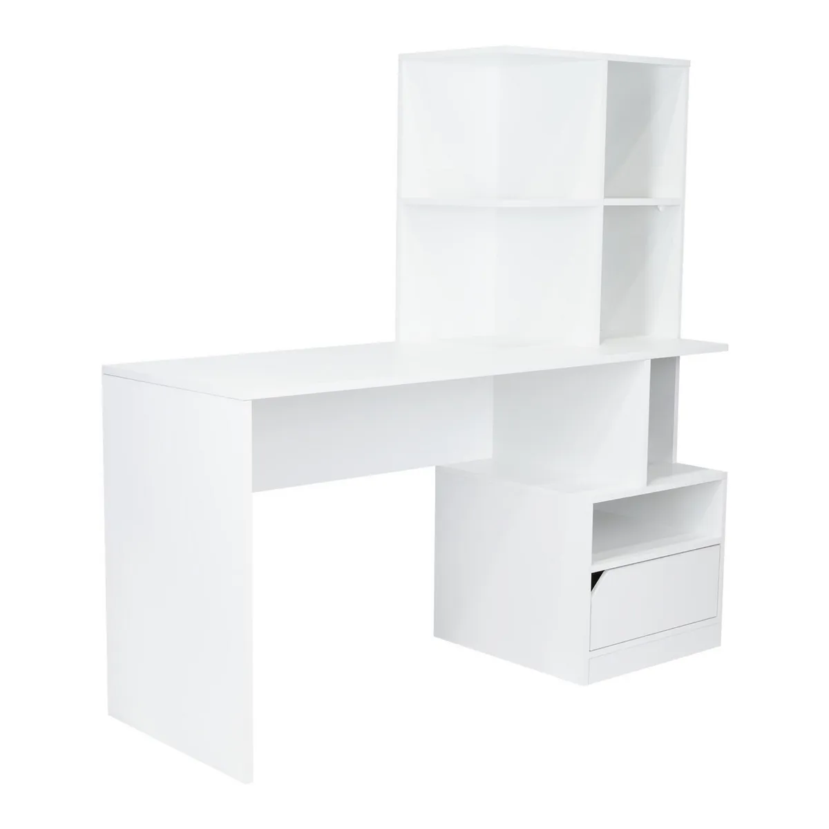 TUHOME - Escritorio Biblioteca Alito Blanco 140x140x50 cm