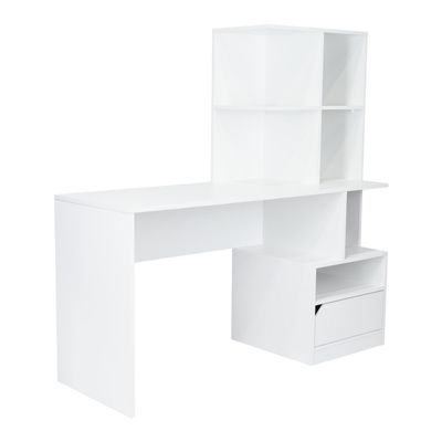 Imagen 2 del producto Escritorio Biblioteca Alito Blanco 140x140x50 cm