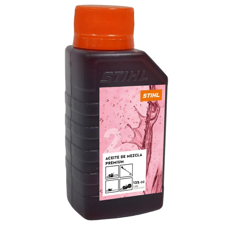 Aceite de mezcla 1:40 para motor de 2 tiempos 125cc
