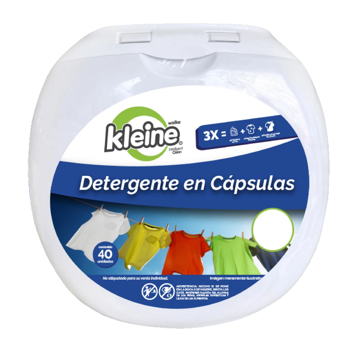 KLEINE WOLKE - Detergente capsula 40 unidades