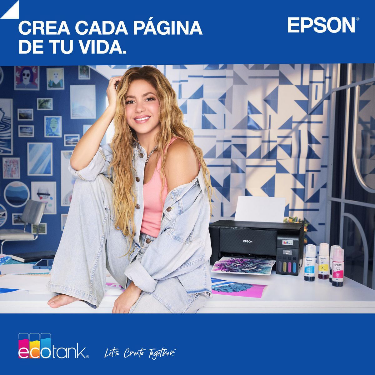 EPSON - Impresora Multifuncional Inyección a color Ecotank L3250 Negro