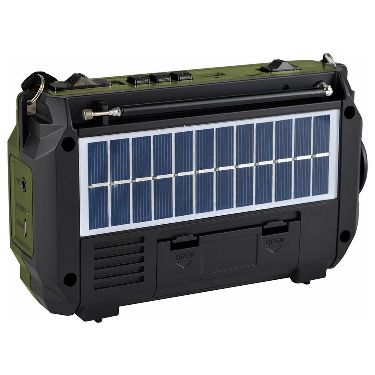 MLAB - Radio emergencia dinamo solar linterna recargable