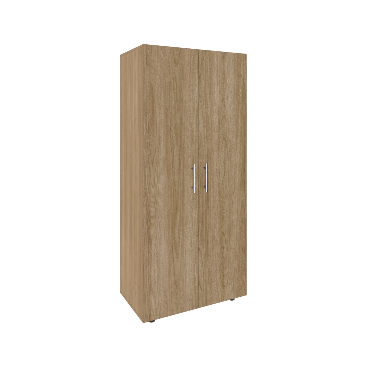TUHOME - Clóset 2 Puerta(s) 3 Repisa(s) 80x180x48 cm Fresno europeo/Wengue