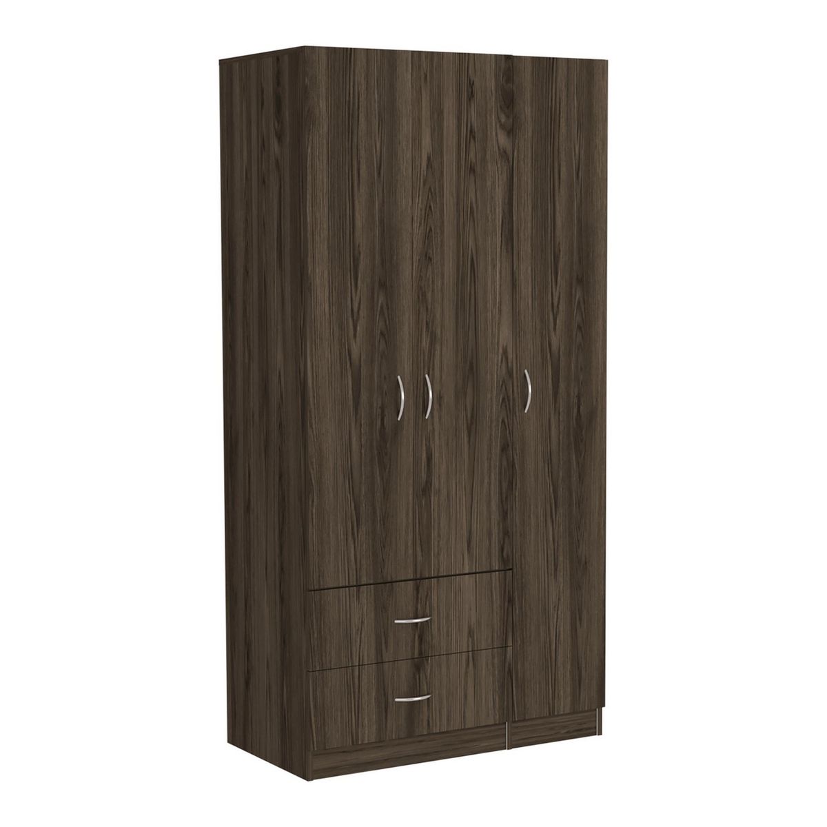 TUHOME - Clóset 3 Puerta(s) 2 Cajón(es) 3 Repisa(s) 90x180.4x47 cm Multicolor