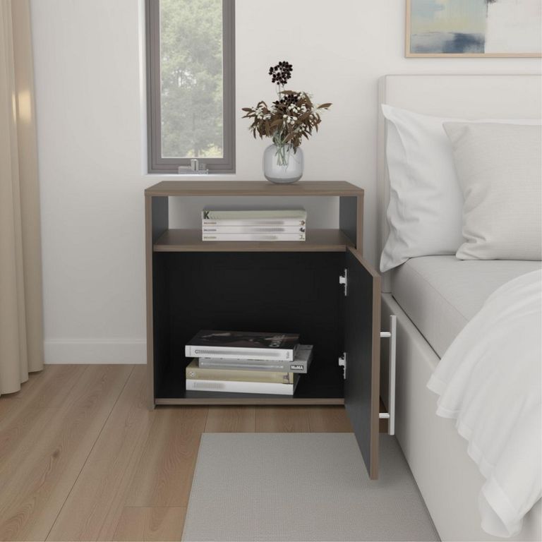 TUHOME Velador Bigaf 51.8x54.1x42.1 cm Milan/Wengue