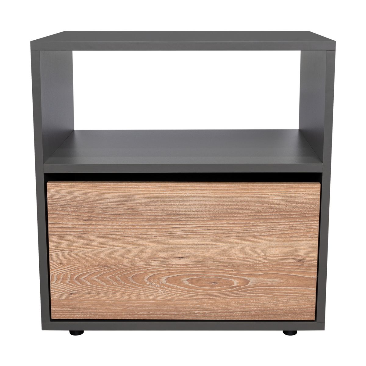 TUHOME - Velador Galanto 50x52x40 cm Plomo/Lenno