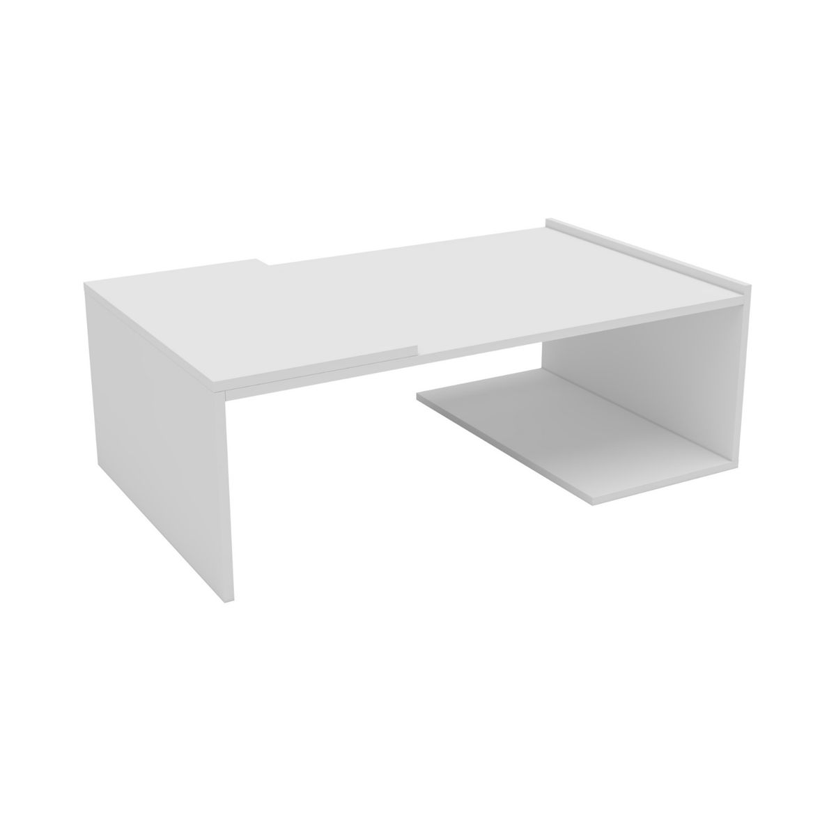 EXIT - Mesa de Centro Torino Blanco 89.5x54x31 cm