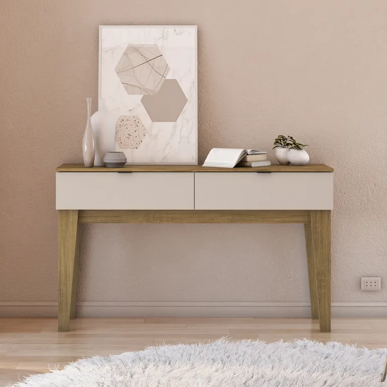 EXIT Arrimo Isis Roble/Blanco 136x38.5x80.5 cm