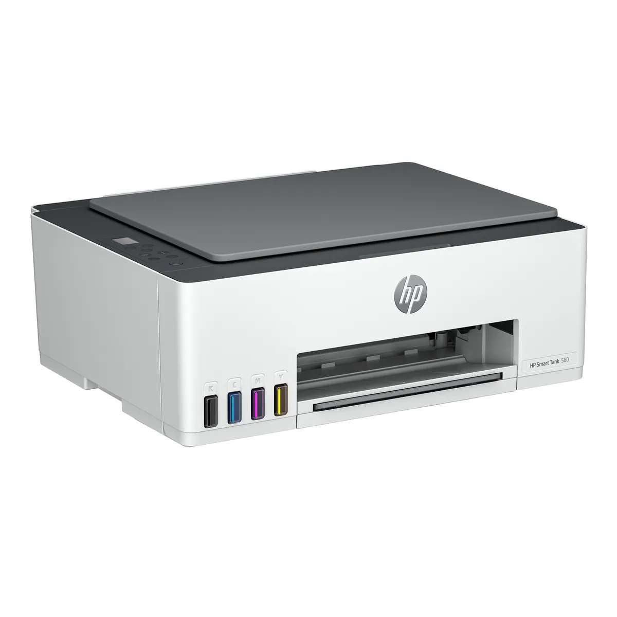 HP - Impresora Multifuncional Inyección a color TANK 580 Blanco/Gris 